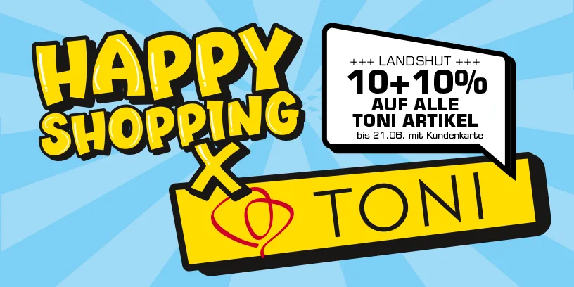 Mehr über den Artikel erfahren 10+10% auf alle TONI Artikel