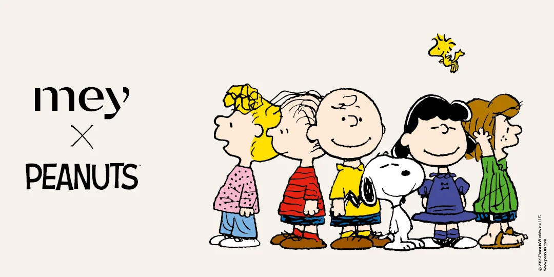 Mehr über den Artikel erfahren Ab sofort im UG: mey x PEANUTS