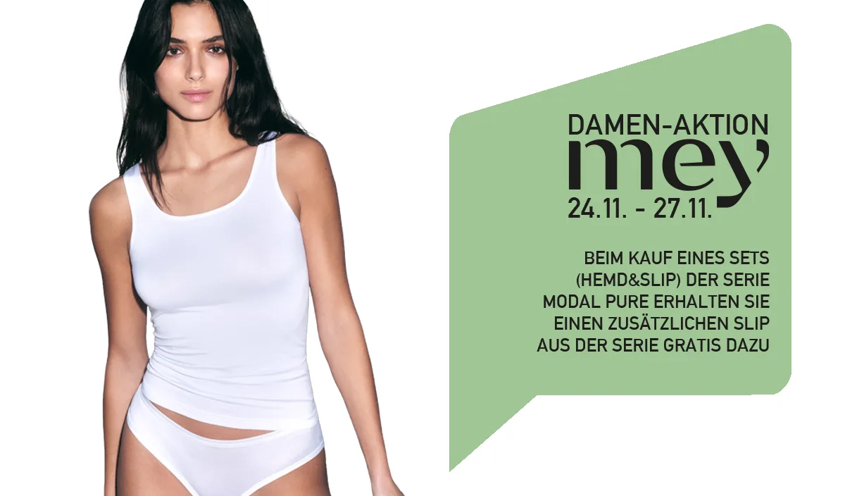 Mehr über den Artikel erfahren MEY AKTION FÜR DAMEN – MODAL PURE